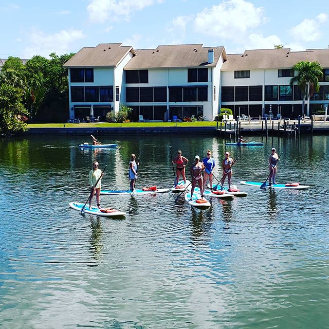 Awesome day for a Bachelorette Party! #siestakey #siestakeypaddleboards